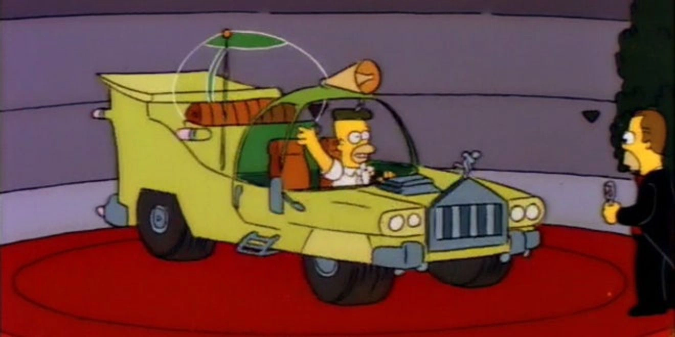 A shot from Simpsons