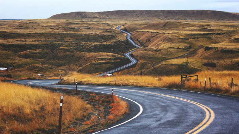A winding road