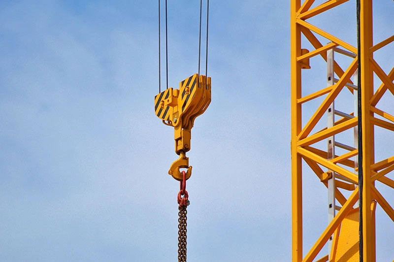 A tower crane