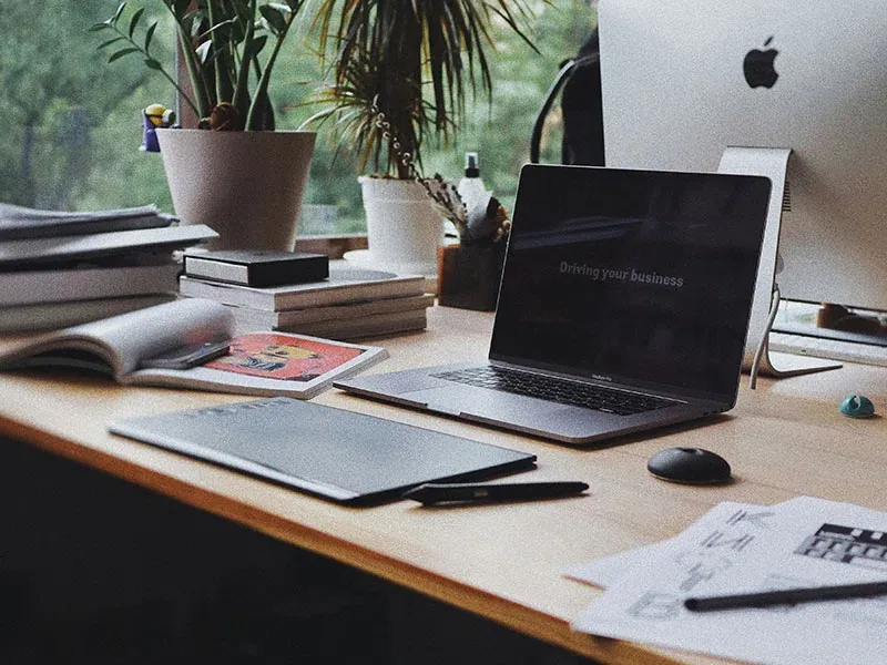 A working desk